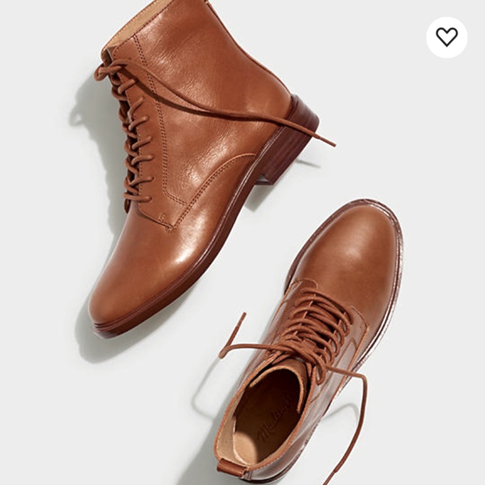 MADEWELL - NEW WITH TAGS. The Delaney lace up boot